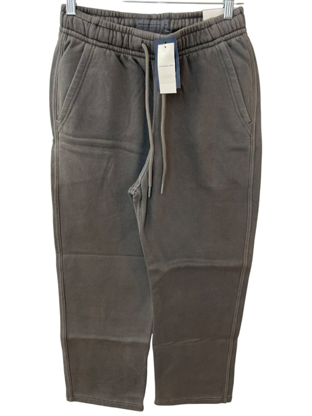 Abercrombie & Fitch Baggy Open-Hem Gray Sweatpants Men's Sz XS Short NWT